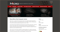 Desktop Screenshot of microone.com